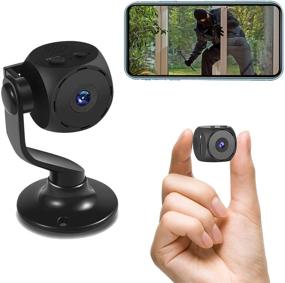 img 4 attached to Mini Spy Camera: Home Surveillance with Night Vision, Motion Detection, 4k Nanny Cams. Wireless, Two Way Audio & Cell Phone App