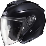hjc i30 motorcycle helmet black logo