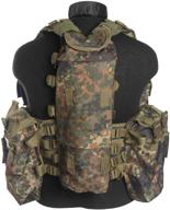 south african army tactical combat 🎖️ vest: adjustable bw flecktarn – superior assualt gear logo