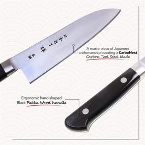 img 3 attached to JCK CarboNext Professional Santoku Ergonomic