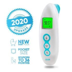 img 3 attached to AZUJUR Group Forehead and Ear Thermometer: Accurate Infrared Medical Thermometer for Fever - Ideal for Adults, Children, Baby, Kids, and Newborn