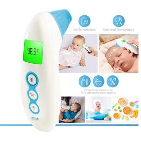 img 1 attached to AZUJUR Group Forehead and Ear Thermometer: Accurate Infrared Medical Thermometer for Fever - Ideal for Adults, Children, Baby, Kids, and Newborn