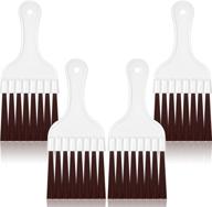 efficient 4-pack brush set for air conditioner & refrigerator coil cleaning: condenser fin cleaning & more! logo