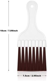 img 3 attached to Efficient 4-Pack Brush Set for Air Conditioner & Refrigerator Coil Cleaning: Condenser Fin Cleaning & More!