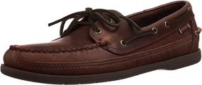 img 1 attached to 👞 Premium Sebago Schooner Brown Men's Shoes: Perfect Medium Width Loafers & Slip-Ons for Effortless Style