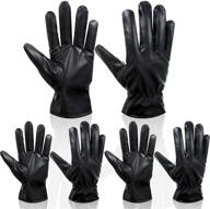 🧤 ultimate driving winter leather waterproof touchscreen gloves logo