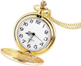 img 2 attached to ⌚ Silver Classic Pocket Watch Chain