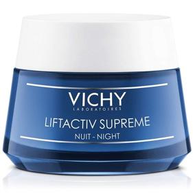 img 4 attached to 🌛 Vichy LiftActiv Supreme Night Cream: Firming & Brightening Anti-Aging Face Cream with Vitamin C & Rhamnose for Sensitive Skin