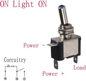 img 2 attached to ESUPPORT Light Rocker Toggle Switch