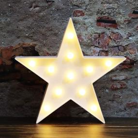 img 4 attached to Marquee Battery Operated Nursery Decor Star