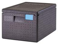 cambro top loading catering box case of 1 - epp180sw110 black cam go box логотип