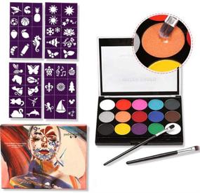 img 4 attached to Face Paint Kit Professional Hypoallergenic