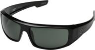 spy logan sunglasses shiny black logo