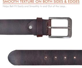 img 2 attached to Clifton Heritage Men's Leather Belt - Stylish Men's Accessories for Belts