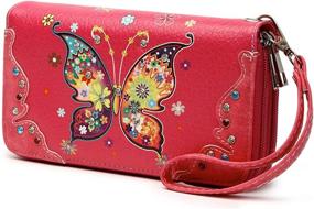 img 2 attached to Stylish Butterfly Fashion Backpack: Versatile Western Shoulder Women's Handbags & Wallets