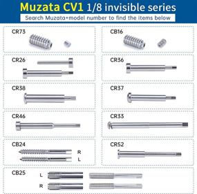 img 1 attached to 🔧 Muzata 1Pc Upgraded Custom Socket Wrench for 1/8" Invisible Cable Railing Kit Compatible with Muzata CV1 Hidden Turnbuckle Tensioner on Wood and Metal Posts for Deck Stair CT16, CT1