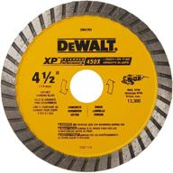 🪚 dewalt diamond blade - 4-1/2-inch - dry/wet cutting - continuous rim - 7/8-inch arbor (dw4701) logo