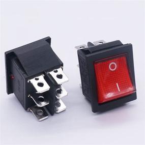 img 2 attached to Twidec Illuminated Toggle Switch - Quality Assurance for Years - KCD2 202N R