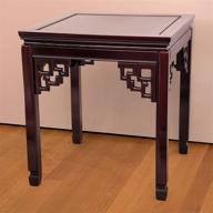 stylish rosewood square ming table by oriental furniture: a perfect blend of elegance and functionality logo