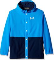 under armour phenom charcoal boys' jacket: superior clothing and jackets & coats logo