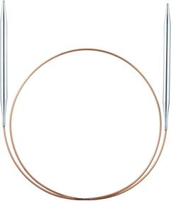 img 4 attached to 🧶 Addi Knitting Needle Turbo Circular Skacel Blue Cord - 16 inch (40cm) US 08 (5.0mm): Precision for Effortless Knitting