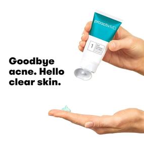 img 1 attached to 🧼 ProactivMD Exfoliating Face Wash - Gentle Facial Cleanser & Acne Treatment for Sensitive Skin, 2 oz. – Hydrating Formula