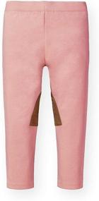 img 1 attached to 👗 Stylish Girls' Clothing: Discover Hope Henry's Ponte Riding Pants & Capris