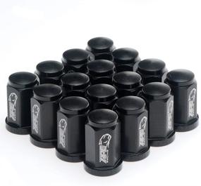 img 3 attached to Lightweight and Corrosion Resistant Black Flat Wheel Lug Nuts - APE RACING 16-Pack of ATV Quad Lugnuts, M10x1.25mm 17mm Hex Head, Forged 7075-T6 Aluminum Flat Base