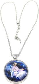 img 3 attached to 🙏 Sacred Symbols: Christian/Catholic Pendant Necklaces for Devoted Faithful