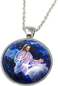 img 4 attached to 🙏 Sacred Symbols: Christian/Catholic Pendant Necklaces for Devoted Faithful