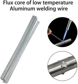 img 3 attached to 🌡️ Universal Low Temperature Aluminum Welding Rods, 20-Pack for Electric Power, Chemistry, Food Industry - Silver, 0.08 x 10in/2 x 250mm (20-pack)