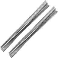 🌡️ universal low temperature aluminum welding rods, 20-pack for electric power, chemistry, food industry - silver, 0.08 x 10in/2 x 250mm (20-pack) logo