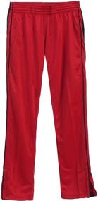 img 3 attached to Gioberti Boys Track Running Sport Athletic Pants: Elastic Waist and Zip Bottom for Enhanced Performance