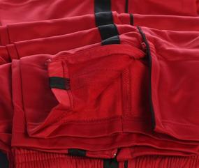 img 1 attached to Gioberti Boys Track Running Sport Athletic Pants: Elastic Waist and Zip Bottom for Enhanced Performance