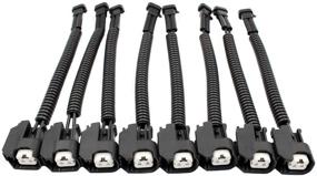 img 4 attached to 🔌 GooDeal Injector Adapters for Delphi Wire Harness to LS2 LS3 LS7 EV6 Engines - LQ4 LQ9 4.8 5.3 6.0 Compatible