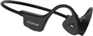 🎧 ideaplay bone conduction headphones - waterproof bluetooth earbuds for running & cycling - black logo