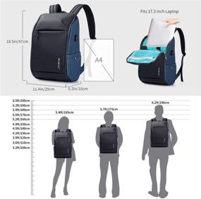 img 2 attached to 🎒 Beschoi Business Waterproof Charging Backpack