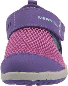 img 3 attached to Туфли для мальчиков Merrell 👟 в фиолетово-бирюзовом цвете - унисекс дизайн