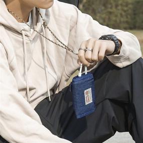 img 3 attached to 👝 Convenient Yet Stylish: Enough Wallet Lanyard Keychain Trifold Men's Accessories for Effortless Organization!