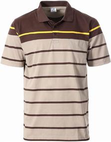 img 2 attached to Gioberti Striped Shirt: Sleek and Stylish Pocketed Medium Men's Clothing