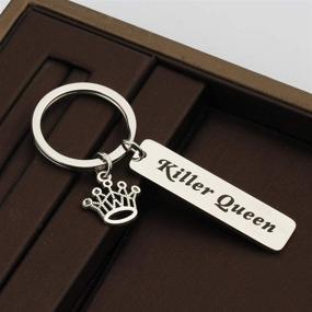 img 2 attached to 🔑 Killer Queen Keychain - Inspiring Gift for CENWA Fans