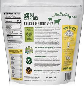 img 3 attached to AGN Roots Grassfed Whey Protein: Certified ASPCA Brand, Certified Grass Fed for Life, Unflavored, Informed Choice &amp; Sport, Sustainably Farmed &amp; Certified by A Greener World