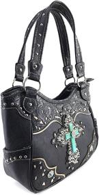 img 1 attached to Zelris Turquoise Western Conceal Handbag Women's Handbags & Wallets and Totes