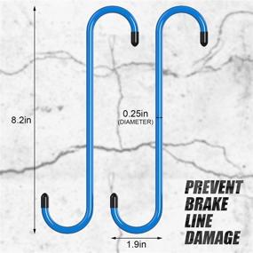 img 3 attached to 🔧 Bac-kitchen 8 Pcs Brake Caliper Hangers: Ultimate Automotive Tool for Braking, Bearing, Axle, and Suspension Work