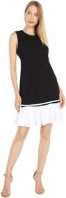 img 1 attached to Calvin Klein Womens Sleeveless Contrasting