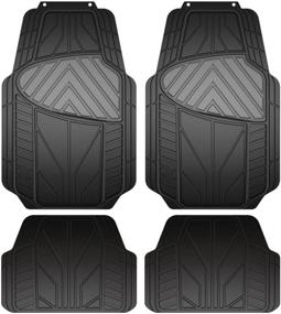 img 4 attached to 🚗 Набор резиновых ковриков Armor All на все сезоны, 4 штуки, черно-серый - 79963