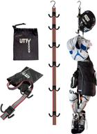 utty multipurpose portable drying rack – hang sports equipment, camping organizer, hanging storage - dry wet clothes, gear bags, and hockey equipment – hanger for home, garage, tent, rv, or hotel логотип