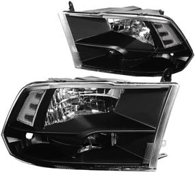 img 4 attached to DNA Motoring HL OH DR09QUA BK CL1 Headlight Passenger