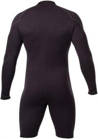 img 2 attached to 🏄 Henderson Men's Thermoprene Long Sleeve Front Zipper 3mm Shorty - High Performance Wetsuit for Superior Comfort and Flexibility