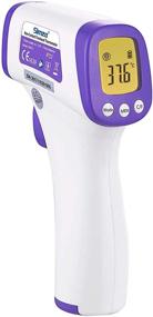 img 1 attached to Simzo Forehead Thermometers: Accurate Infrared Digital Thermometer for Babies, Kids, and Adults – Non-Contact, LCD Colorful Display (Batteries Not Included)